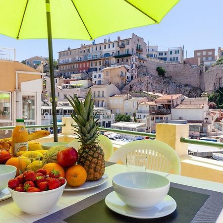 Au Vallon -Terrasse de Rêve sur le Vieux Port Marselha Exterior foto