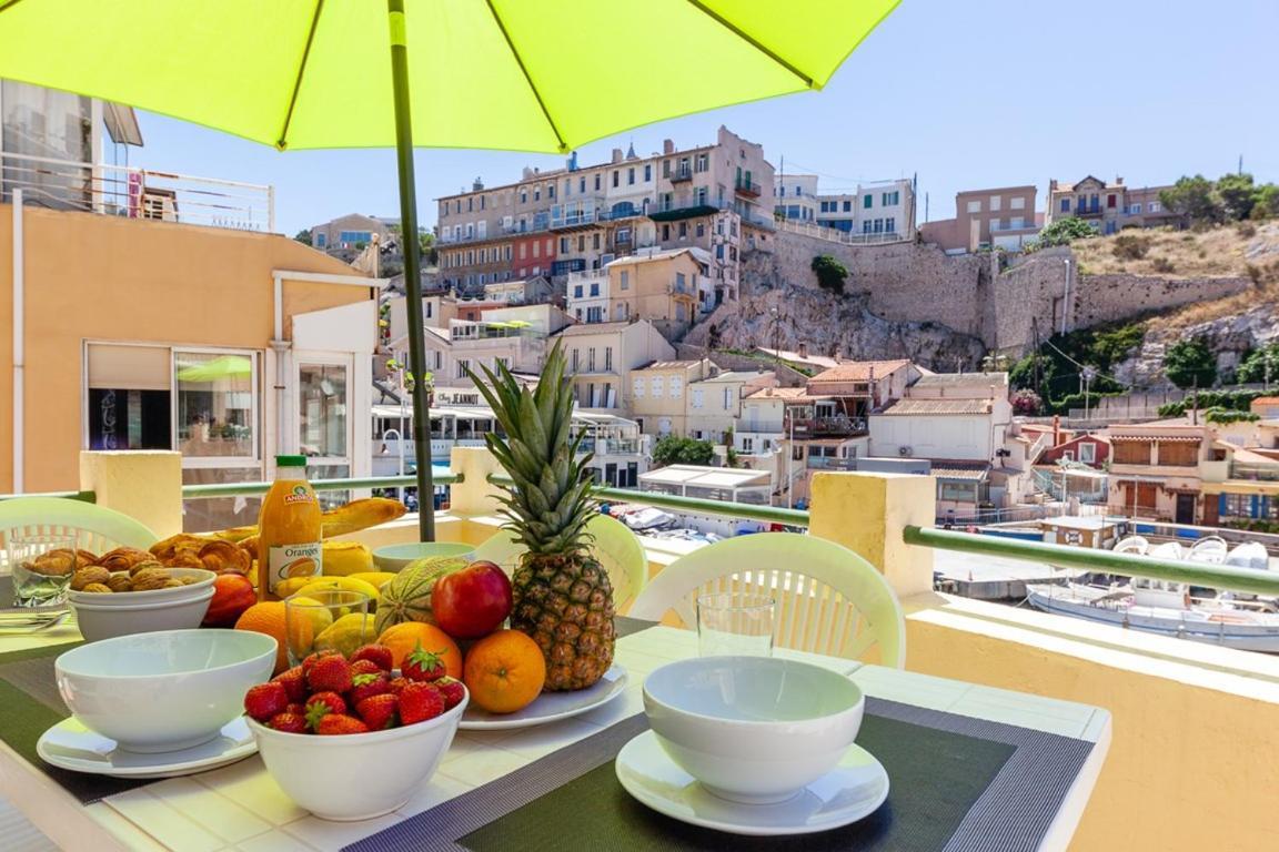 Au Vallon -Terrasse de Rêve sur le Vieux Port Marselha Exterior foto